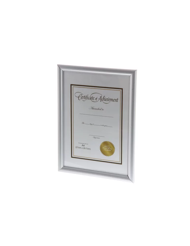 Kehys A4 Diplomi hopea