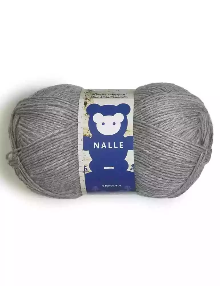 Nalle 100 g, harmaa