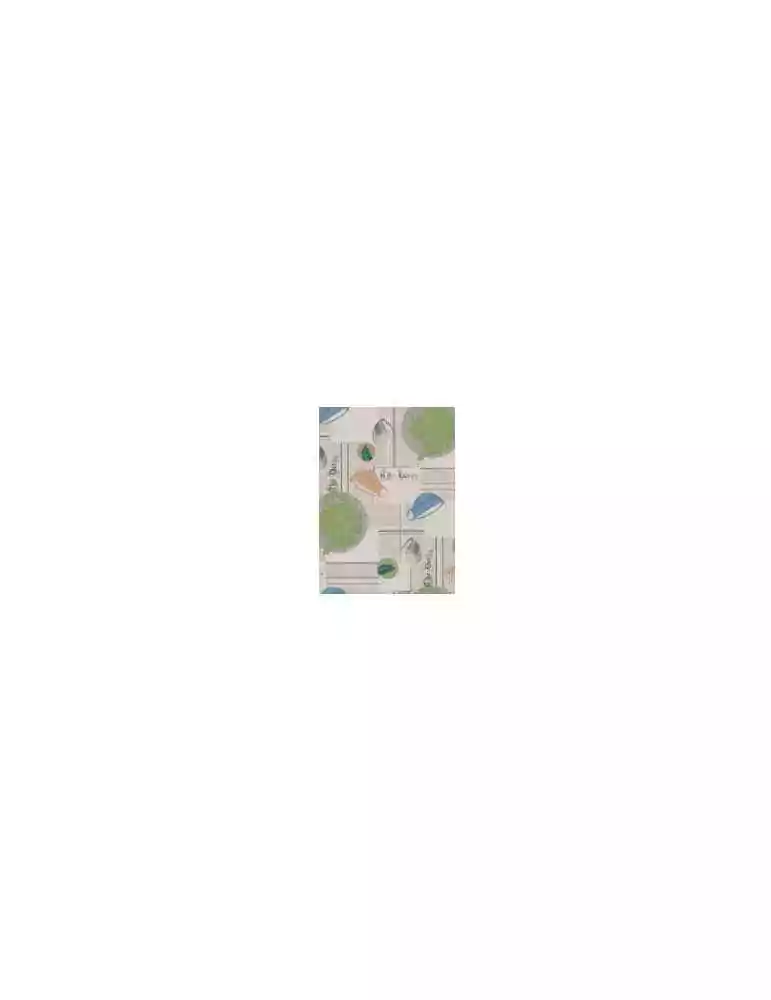 Vahakangas Nese 120 cm vihreät astiat vaalea pohja