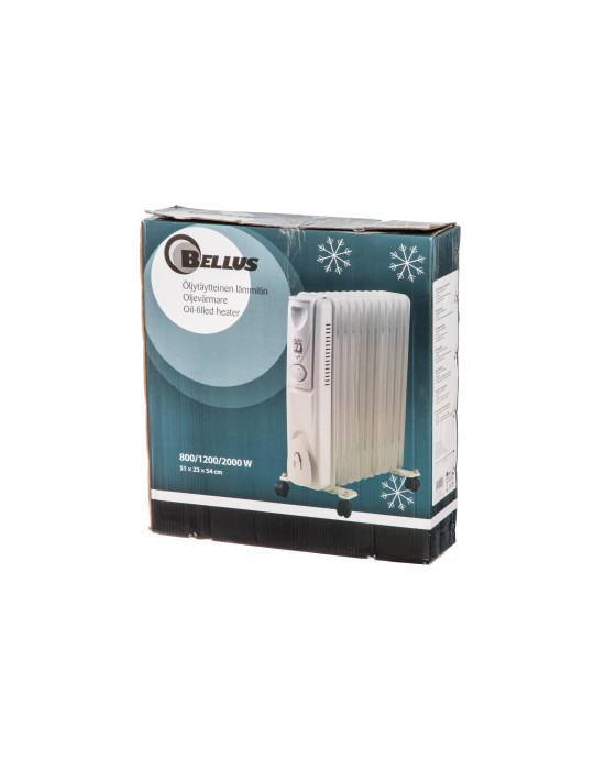 Öljytäytteinen lämmitin 2000 W Bellus