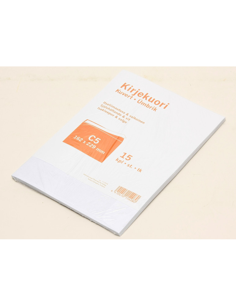 Kirjekuori valkoinen C5