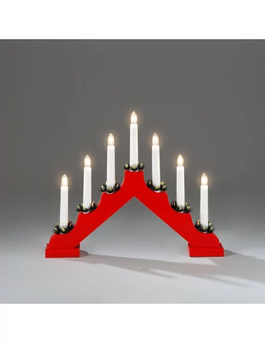 Kynttelikkö punainen Konstsmide