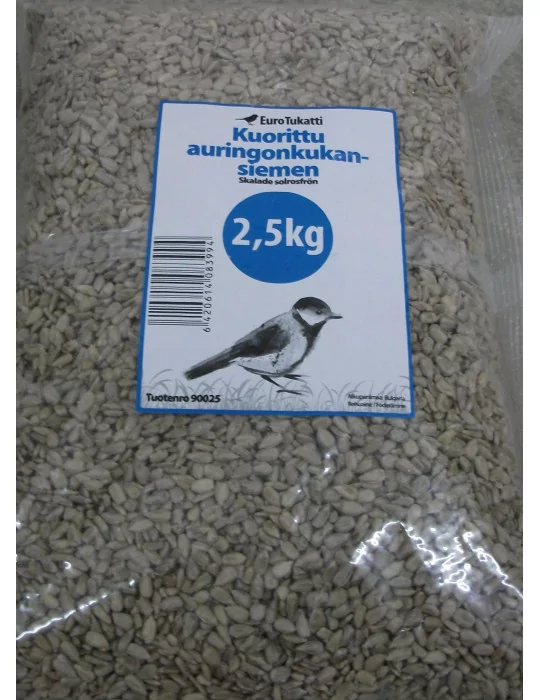 Kuoritut Auringonkukan siemenet 2,5 kg