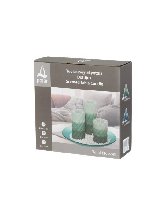 Tuoksupöytäkynttilä lahjapakkaus 4-os. Polar