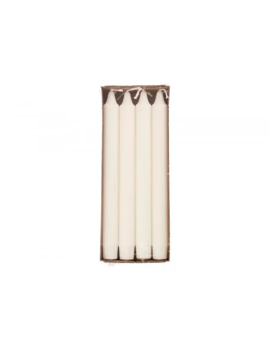 Kruunukynttilä valkoinen 24 cm 8 kpl