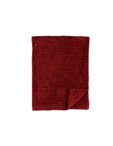 Torkkupeitto Comfy 140x200 cm viininpunainen 4Livi