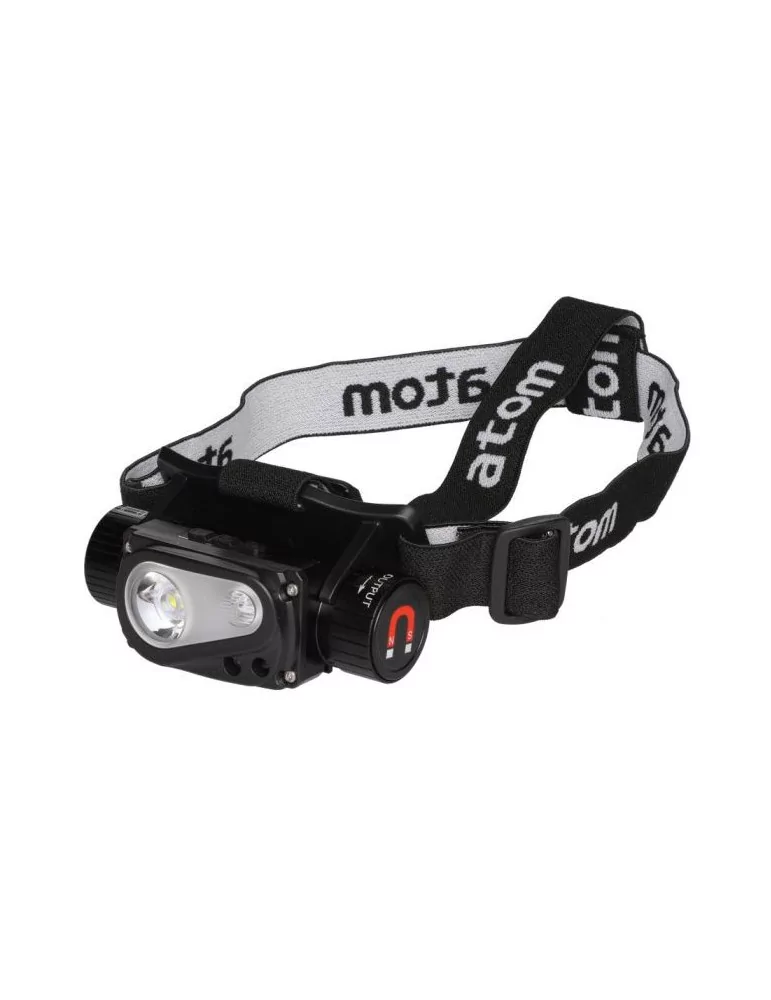 Otsalamppu sensorilla ladattava 500 lm Atom