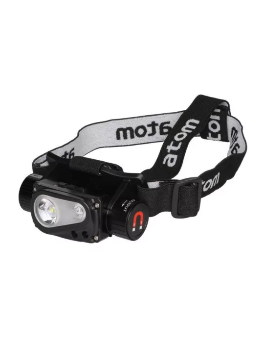 Otsalamppu sensorilla ladattava 500 lm Atom