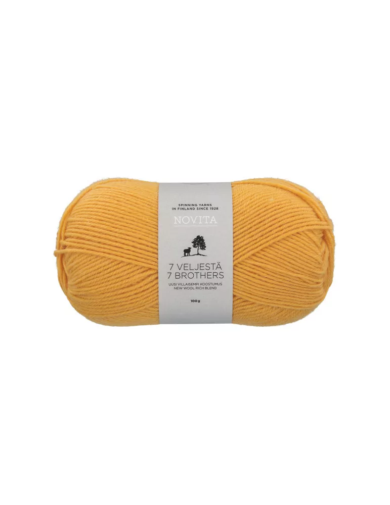 7 Veljestä 100g 268 auringonkukka Novita