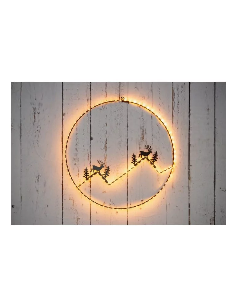 Seinäkoriste valolla Porot ja tunturit Finnlumor