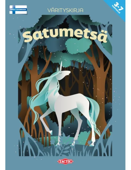 Satumetsä värityskirja